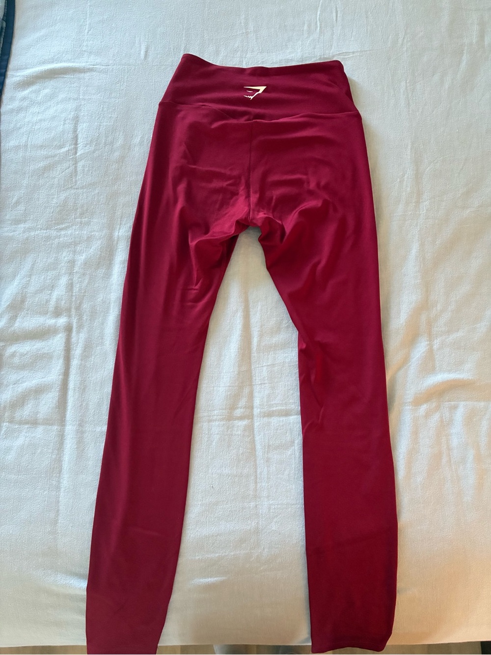 Gymshark High-Waisted Burgundy Leggings - Picture 4 of 6